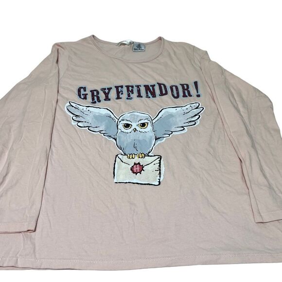 LCW Young Harry Potter Gryffindor Girl's Long Sleeve Pajama Set Size XL - Picture 4 of 12